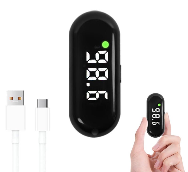 aloway Rechargeable Medical Forehead Thermometer for Adults and Children Black Non-Contact Digital Thermometer with Fast 1-Second Touchless Reading​ Black - Image 1